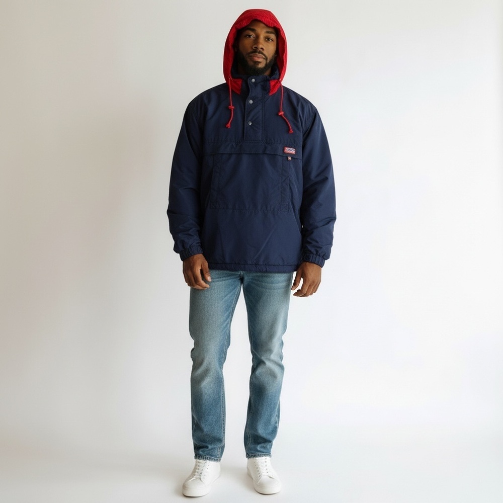 Vintage 90s American Eagle Active Sport Pullover Anorak Medium